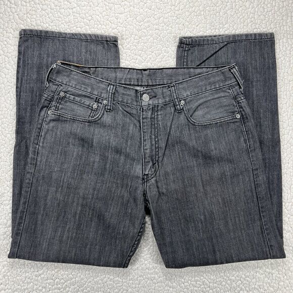 Levi’s 569 Jeans Men’s 34x32 (Actual34x29) Gray Loose Straight Denim Grunge
